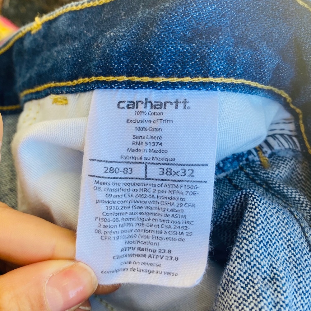 Carhartt FLAME-RESISTANT RUGGED FLEX STRAIGHT JEAN - Picture 8 of 14